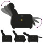 Sillón reclinable de masaje eléctrico tela negro by , Armchairs - Ref: Foro24-3206692, Price: 249,91 €, Discount: %
