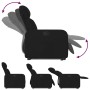 Sillón reclinable elevable tela negro de , Sillones - Ref: Foro24-3206701, Precio: 221,15 €, Descuento: %