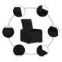 Sillón reclinable elevable tela negro de , Sillones - Ref: Foro24-3206701, Precio: 221,15 €, Descuento: %