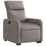 Verstellbarer Massage-Fernsehsessel aus grauem Taupe-Stoff. von , Sessel - Ref: Foro24-3206715, Preis: 291,86 €, Rabatt: %