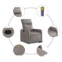 Sillón reclinable de masaje elevable tela gris taupé by , Armchairs - Ref: Foro24-3206715, Price: 268,98 €, Discount: %