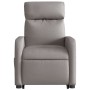 Sillón reclinable de masaje elevable tela gris taupé by , Armchairs - Ref: Foro24-3206715, Price: 268,98 €, Discount: %