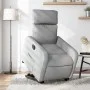 Sillón eléctrico reclinable elevable de tela gris claro by , Armchairs - Ref: Foro24-3206717, Price: 307,40 €, Discount: %