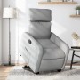 Sillón eléctrico reclinable elevable de tela gris claro by , Armchairs - Ref: Foro24-3206717, Price: 289,23 €, Discount: %