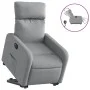Sillón eléctrico reclinable elevable de tela gris claro by , Armchairs - Ref: Foro24-3206717, Price: 307,40 €, Discount: %