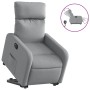 Sillón eléctrico reclinable elevable de tela gris claro by , Armchairs - Ref: Foro24-3206717, Price: 289,23 €, Discount: %