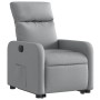 Sillón eléctrico reclinable elevable de tela gris claro by , Armchairs - Ref: Foro24-3206717, Price: 289,23 €, Discount: %