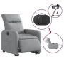 Sillón eléctrico reclinable elevable de tela gris claro by , Armchairs - Ref: Foro24-3206717, Price: 307,40 €, Discount: %