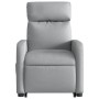 Sillón eléctrico reclinable elevable de tela gris claro by , Armchairs - Ref: Foro24-3206717, Price: 289,23 €, Discount: %