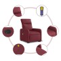 Sillón de masaje elevable eléctrico tela rojo tinto by , Armchairs - Ref: Foro24-3206729, Price: 330,95 €, Discount: %