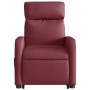 Sillón de masaje elevable eléctrico tela rojo tinto by , Armchairs - Ref: Foro24-3206729, Price: 330,95 €, Discount: %