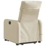 Elektrischer, verstellbarer, aufklappbarer Massage-Sessel aus cremefarbenem Stoff. von , Sessel - Ref: Foro24-3206734, Preis:...