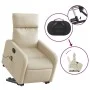 Elektrischer, verstellbarer, aufklappbarer Massage-Sessel aus cremefarbenem Stoff. von , Sessel - Ref: Foro24-3206734, Preis:...