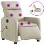 Elektrischer verstellbarer Massagestuhl aus Kunstleder in Cremefarbe. von , Sessel - Ref: Foro24-3206743, Preis: 256,73 €, Ra...