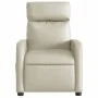Sillón de masaje reclinable eléctrico cuero sintético crema de , Sillones - Ref: Foro24-3206743, Precio: 256,00 €, Descuento: %