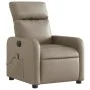 Sillón reclinable de masaje eléctrico cuero sintético capuchino de , Sillones - Ref: Foro24-3206748, Precio: 273,98 €, Descue...