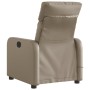 Sillón reclinable de masaje eléctrico cuero sintético capuchino de , Sillones - Ref: Foro24-3206748, Precio: 263,77 €, Descue...
