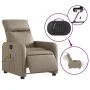 Sillón reclinable de masaje eléctrico cuero sintético capuchino de , Sillones - Ref: Foro24-3206748, Precio: 273,98 €, Descue...