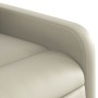 Sillón reclinable de masaje de pie cuero artificial color crema by , Armchairs - Ref: Foro24-3206757, Price: 270,40 €, Discou...