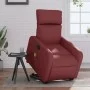 Sillón reclinable de masaje de pie cuero artificial rojo tinto by , Armchairs - Ref: Foro24-3206760, Price: 326,24 €, Discoun...