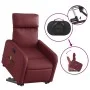 Sillón reclinable de masaje de pie cuero artificial rojo tinto by , Armchairs - Ref: Foro24-3206760, Price: 326,24 €, Discoun...