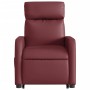 Sillón reclinable de masaje de pie cuero artificial rojo tinto by , Armchairs - Ref: Foro24-3206760, Price: 308,26 €, Discoun...