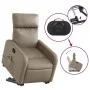 Massage-Sessel mit Fußstütze, Kunstleder in Capuccino-Farbe. von , Sessel - Ref: Foro24-3206762, Preis: 304,27 €, Rabatt: %