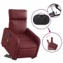 Sillón de masaje elevable eléctrico cuero artificial rojo tinto de , Sillones - Ref: Foro24-3206774, Precio: 375,18 €, Descue...