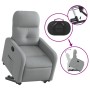 Sillón reclinable elevable de tela gris claro by , Armchairs - Ref: Foro24-3206795, Price: 250,12 €, Discount: %