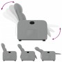 Sillón reclinable elevable de tela gris claro by , Armchairs - Ref: Foro24-3206795, Price: 250,12 €, Discount: %