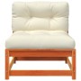 Sofá de jardín sin reposabrazos con cojines y reposapiés by , Modular outdoor sofas - Ref: Foro24-838130, Price: 144,18 €, Di...