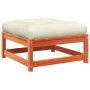 Sofá de jardín sin reposabrazos con cojines y reposapiés by , Modular outdoor sofas - Ref: Foro24-838130, Price: 142,95 €, Di...