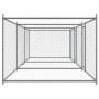 Hundekäfig mit Türen aus verzinktem Stahl in Grau, 6x2x1,5 m. von , Hundehütten und Zäune - Ref: Foro24-3209574, Preis: 281,9...