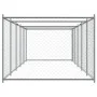 Jaula de perros con puerta acero galvanizado gris 10x2x1,5 m by , Dog kennels and fences - Ref: Foro24-3209581, Price: 313,29...