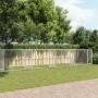 Hundekäfig mit Türen aus verzinktem grauem Stahl 10x2x1,5 m von , Hundehütten und Zäune - Ref: Foro24-3209576, Preis: 446,41 ...