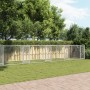 Hundekäfig mit Türen aus verzinktem grauem Stahl 10x2x1,5 m von , Hundehütten und Zäune - Ref: Foro24-3209576, Preis: 454,75 ...