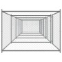 Hundekäfig mit Türen aus verzinktem grauem Stahl 10x2x1,5 m von , Hundehütten und Zäune - Ref: Foro24-3209576, Preis: 454,75 ...