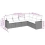 Juego de sofás jardín con cojines 6 pzas ratán sintético beige by , Modular outdoor sofas - Ref: Foro24-3251345, Price: 434,0...