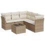 Juego de sofás jardín con cojines 6 pzas ratán sintético beige by , Garden sets - Ref: Foro24-3249467, Price: 416,89 €, Disco...