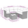 Juego de sofás jardín con cojines 6 pzas ratán sintético beige by , Garden sets - Ref: Foro24-3249467, Price: 416,89 €, Disco...