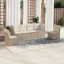 Juego de sofás jardín con cojines 6 pzas ratán sintético beige by , Garden sets - Ref: Foro24-3249207, Price: 402,60 €, Disco...