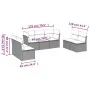 Set sofás de jardín 7 piezas y cojines ratán sintético beige by , Garden sets - Ref: Foro24-3249247, Price: 469,58 €, Discoun...