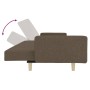 Sofá cama de 2 plazas con dos almohadas tela gris taupe by , Sofas - Ref: Foro24-375747, Price: 275,07 €, Discount: %
