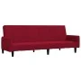 Zweiplätziges Schlafsofa aus Samt in Weinrot. von , Sofas - Ref: Foro24-375779, Preis: 269,78 €, Rabatt: %