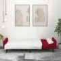 Zweiplätziges Schlafsofa aus Samt in Weinrot. von , Sofas - Ref: Foro24-375779, Preis: 269,78 €, Rabatt: %