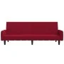 Zweiplätziges Schlafsofa aus Samt in Weinrot. von , Sofas - Ref: Foro24-375779, Preis: 269,78 €, Rabatt: %