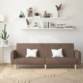 Zweiplätziges Schlafsofa in grauem Taupe-Stoff. von , Sofas - Ref: Foro24-375791, Preis: 272,63 €, Rabatt: %