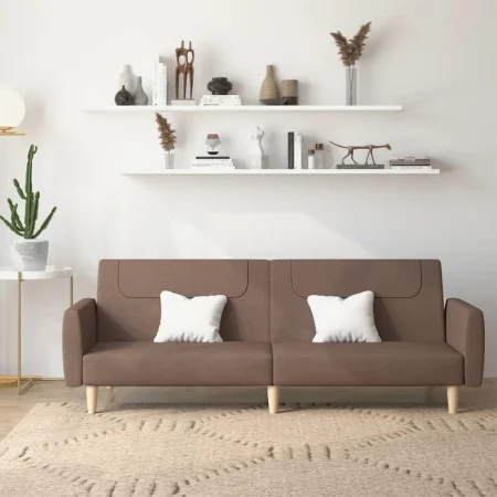 Zweiplätziges Schlafsofa in grauem Taupe-Stoff. von , Sofas - Ref: Foro24-375791, Preis: 272,63 €, Rabatt: %