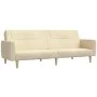 Zweiplätziges Schlafsofa aus cremefarbenem Stoff. von , Sofas - Ref: Foro24-375787, Preis: 270,80 €, Rabatt: %