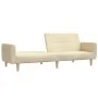Zweiplätziges Schlafsofa aus cremefarbenem Stoff. von , Sofas - Ref: Foro24-375787, Preis: 270,80 €, Rabatt: %